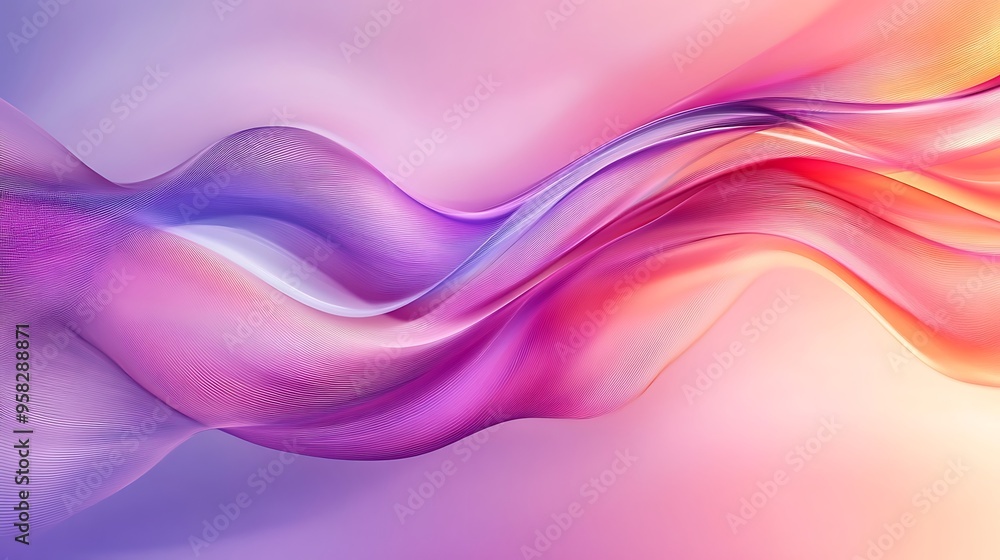 Abstract Pink and Purple Fabric Abstract Pink and Purple Fabric