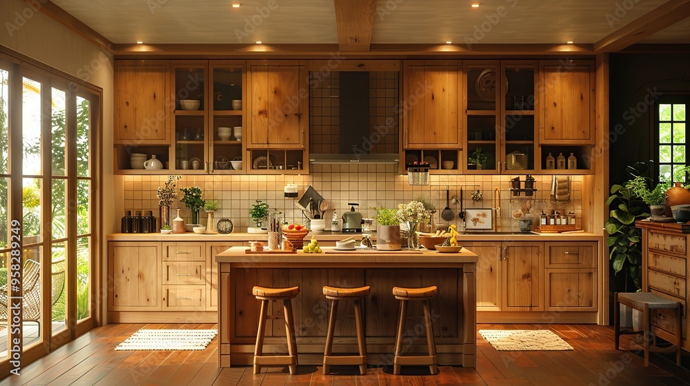 Rustic Kitchen Interior Design Rustic Kitchen Interior Design
