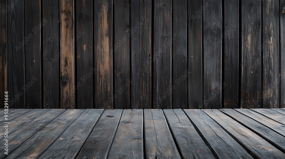Dark Wooden Plank Background Dark Wooden Plank Background