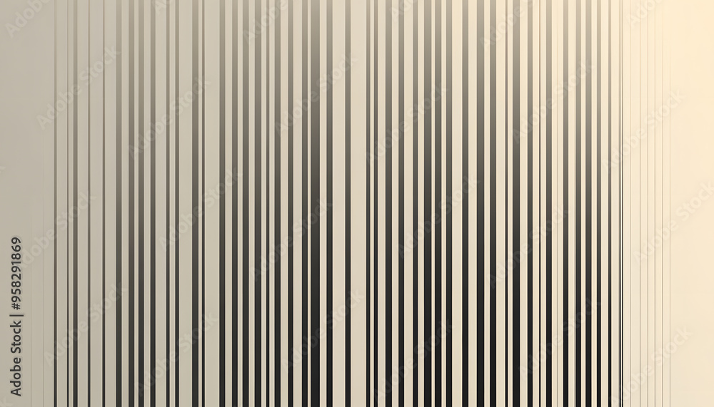 Obraz premium Thin, repeating lines or stripes, either vertical or horizontal, on a neutral background