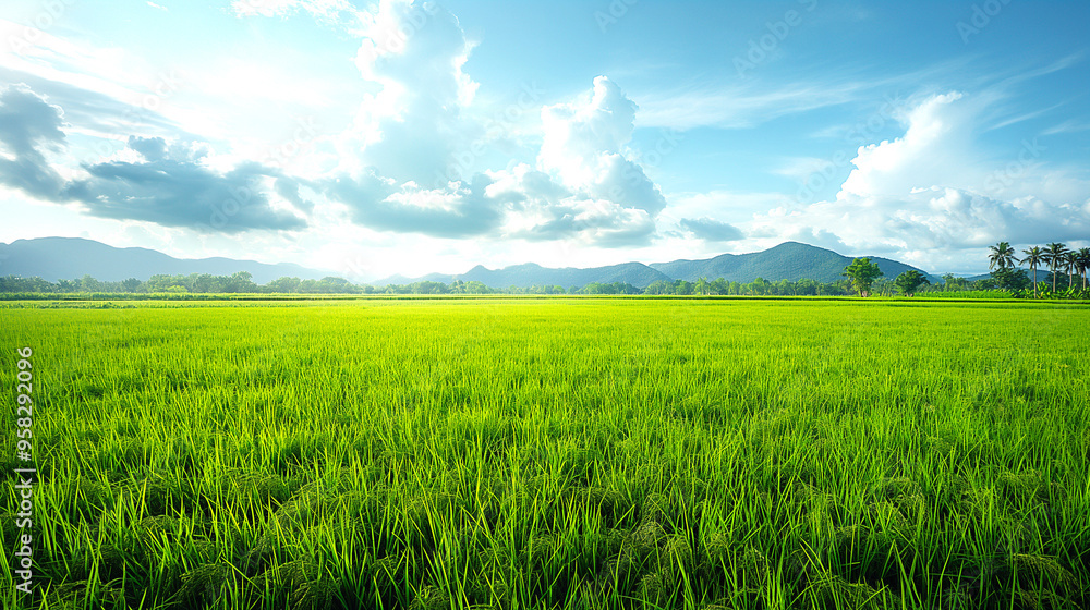 Southeast Asian Rice Cultivation, Traditional Agriculture, Text Placeholder Southeast Asian Rice Cultivation, Traditional Agriculture, Text Placeholder