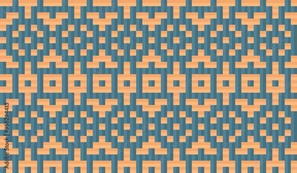 Seamless traditional woven pattern called Anyaman
Seamless traditional woven pattern called Anyaman
