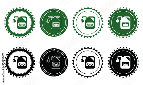 Ecology icon set. Ecology Stamps. Environment, sustainability, nature, recycle, renewable energy; electric bike, eco-friendly, forest, wind power, green symbol. Solid icons vector collection.