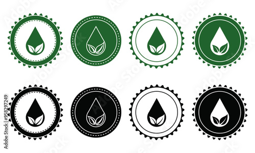 Ecology icon set. Ecology Stamps. Environment, sustainability, nature, recycle, renewable energy; electric bike, eco-friendly, forest, wind power, green symbol. Solid icons vector collection.