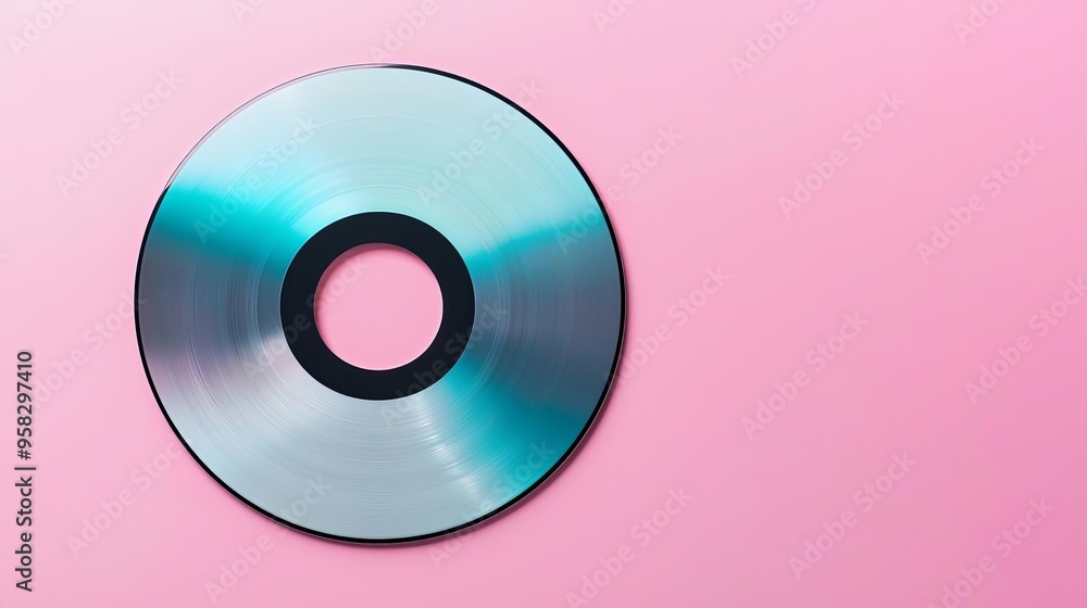 Abstract CD cover with midnight blue and silver gradient, sharp geometric overlays, futuristic sans-serif fonts, conveying mystery and modernity Abstract CD cover with midnight blue and silver gradient, sharp geometric overlays, futuristic sans-serif fonts, conveying mystery and modernity
