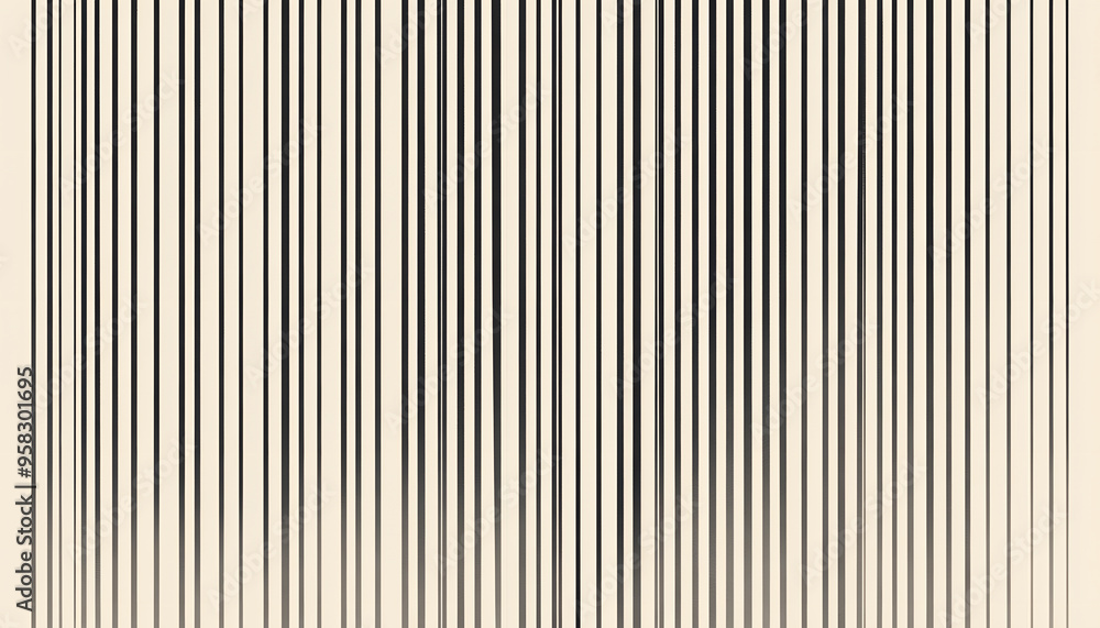 Obraz premium Thin, repeating lines or stripes, either vertical or horizontal, on a neutral background