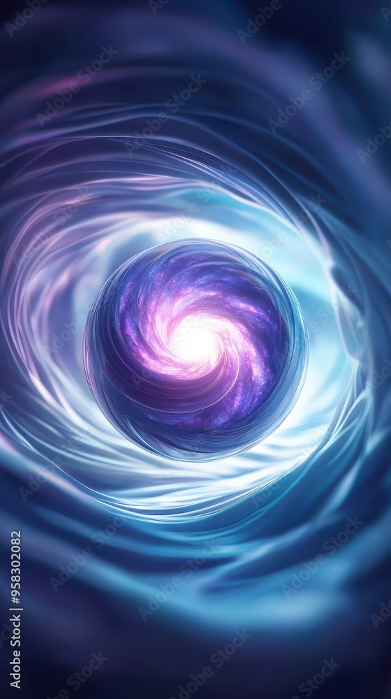 Dyson sphere absorbing energy from a spiral galaxy, mesmerizing cosmic vortex, blending swirling colors of blue and purple, evoking a sense of wonder and infinite depth. Dyson sphere absorbing energy from a spiral galaxy, mesmerizing cosmic vortex, blending swirling colors of blue and purple, evoking a sense of wonder and infinite depth.