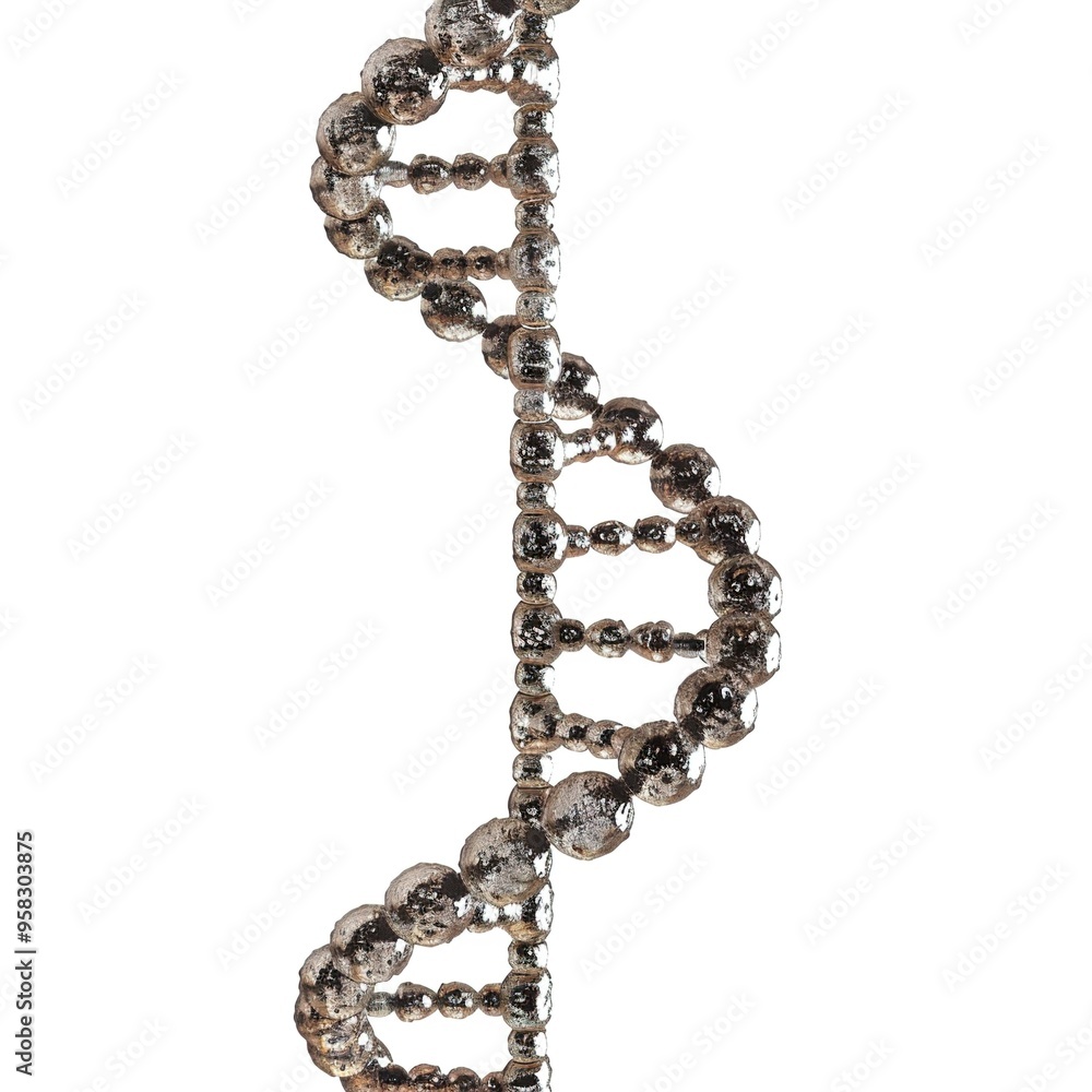 A DNA helix sequence element displayed alone A DNA helix sequence element displayed alone