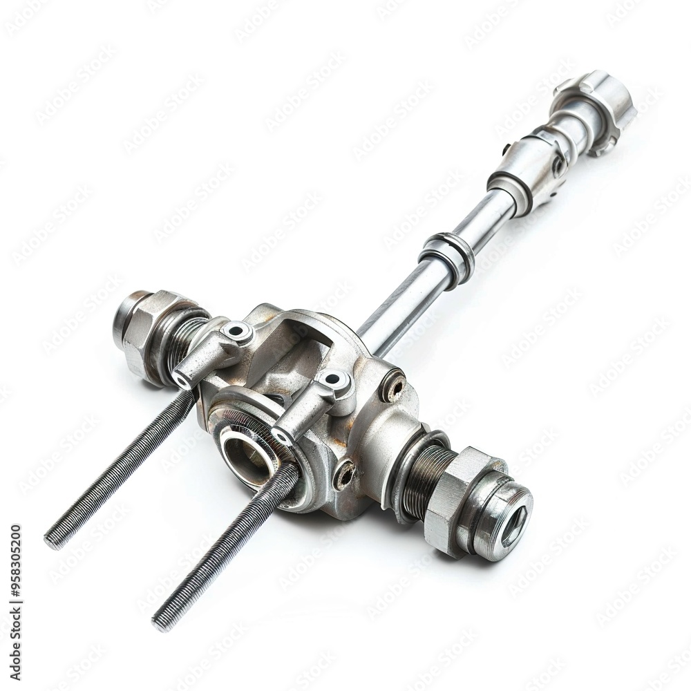 corkscrew isolated on white background