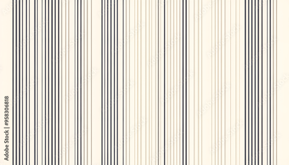 Obraz premium Thin, repeating lines or stripes, either vertical or horizontal, on a neutral background