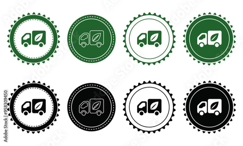 Ecology icon set. Ecology Stamps. Environment, sustainability, nature, recycle, renewable energy; electric bike, eco-friendly, forest, wind power, green symbol. Solid icons vector collection.