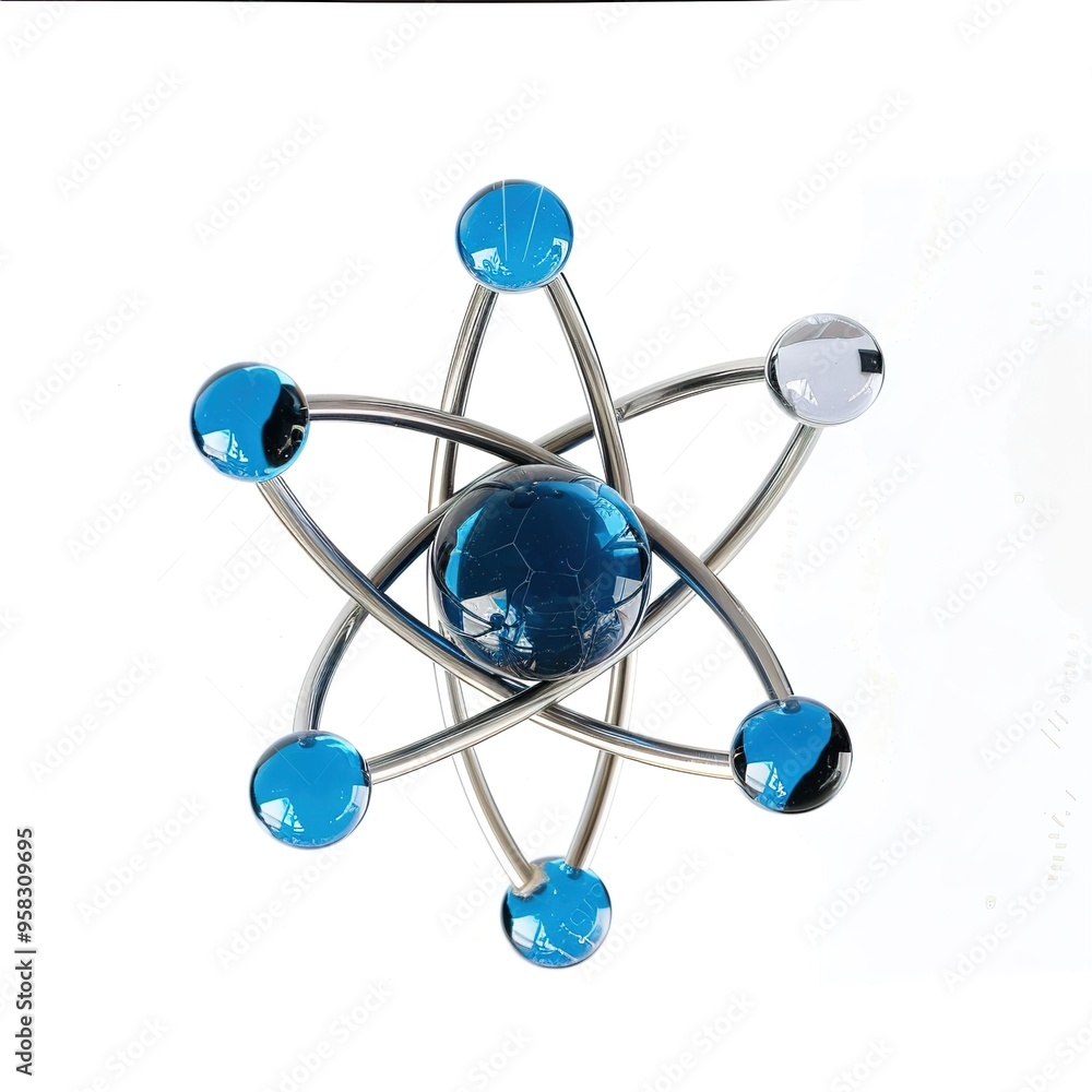 biochemistry atom isolated on white background biochemistry atom isolated on white background