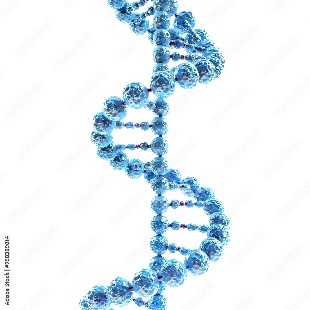 Blue Dna Helix Isolated isolated on white background Blue Dna Helix Isolated isolated on white background