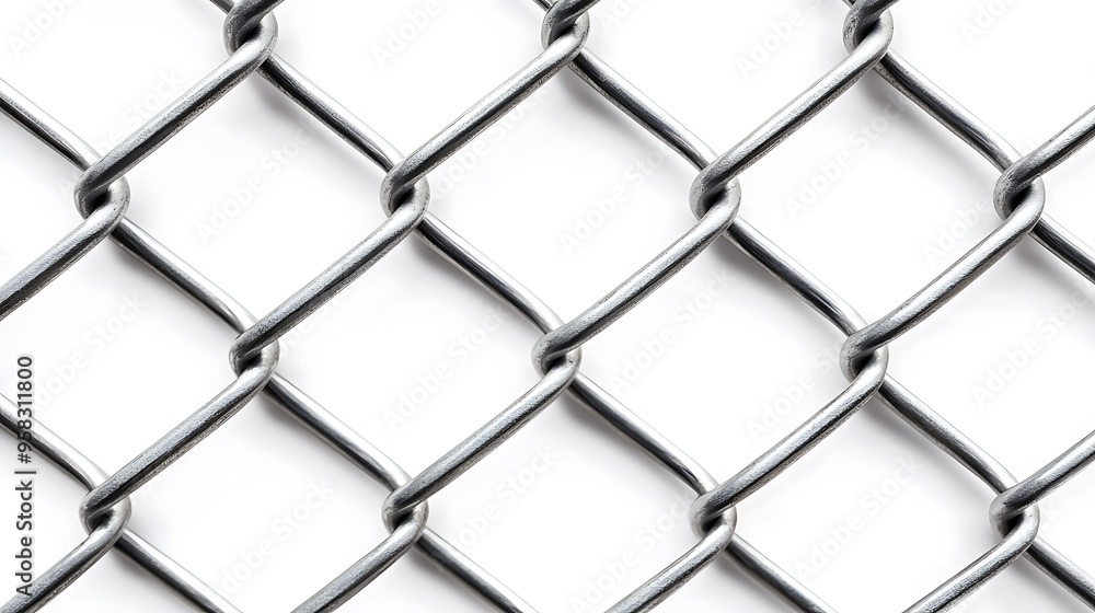 Chain Link Fence Close-up Chain Link Fence Close-up