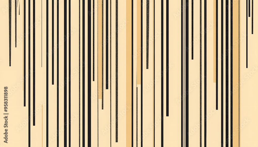 Fototapeta premium Thin, repeating lines or stripes, either vertical or horizontal, on a neutral background
