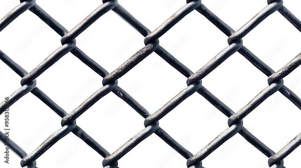 Chain Link Fence Close-up Chain Link Fence Close-up