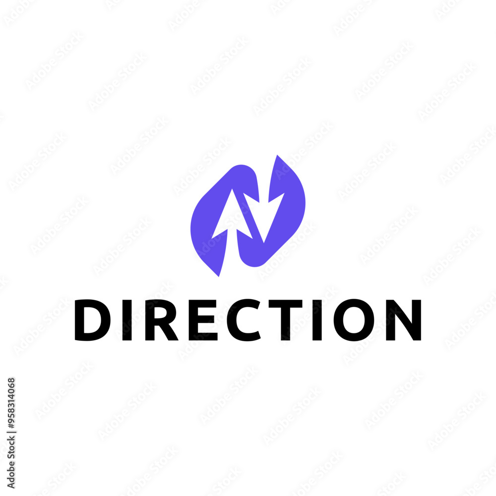 Abstract business logo design template with arrow symbol. Abstract business logo design template with arrow symbol.