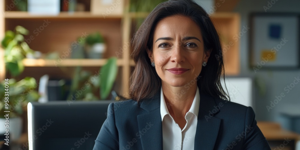 Business Professional Woman in Office Business Professional Woman in Office