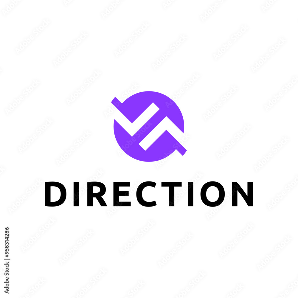 Abstract business logo design template with arrow symbol. Abstract business logo design template with arrow symbol.