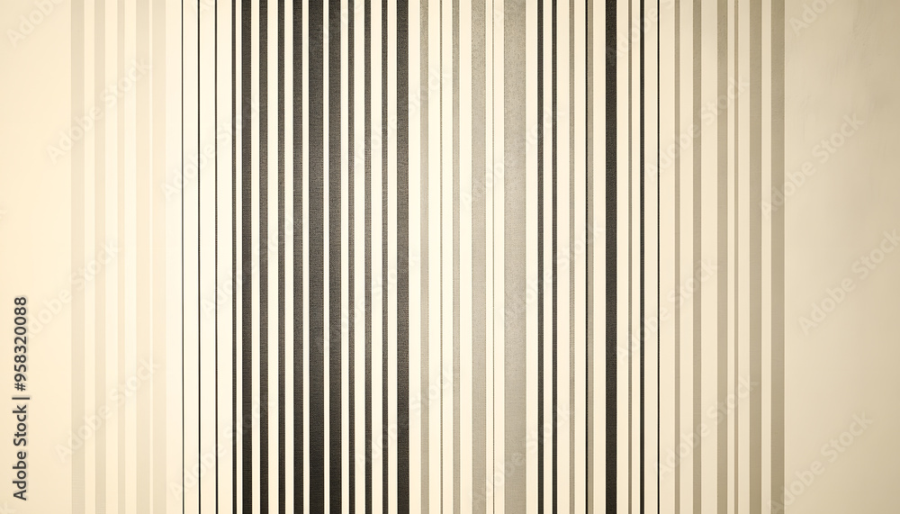 Obraz premium Thin, repeating lines or stripes, either vertical or horizontal, on a neutral background