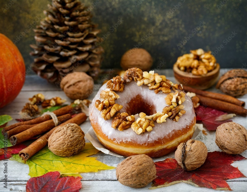 Herbstliche Donuts Herbstliche Donuts