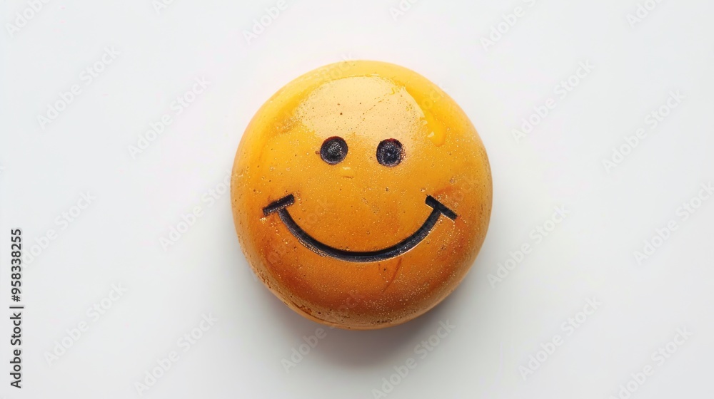 smiley face on white background. smiley face on white background.