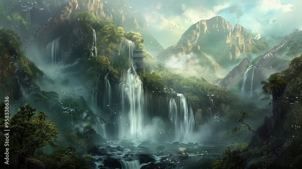 Many cultures revere waterfalls as sacred or spiritual sites Many cultures revere waterfalls as sacred or spiritual sites