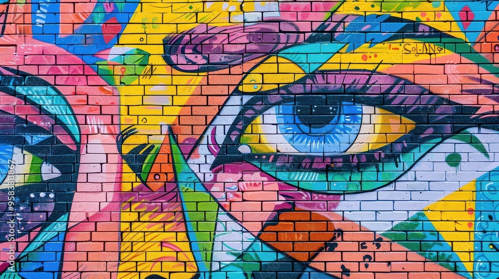 colorful graffiti on the wall background colorful graffiti on the wall background