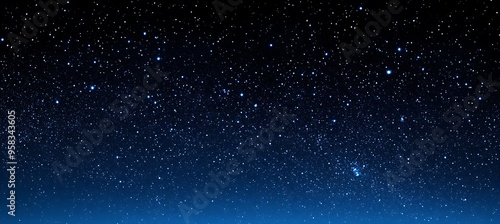 A serene, starry sky background with a dark space for text 