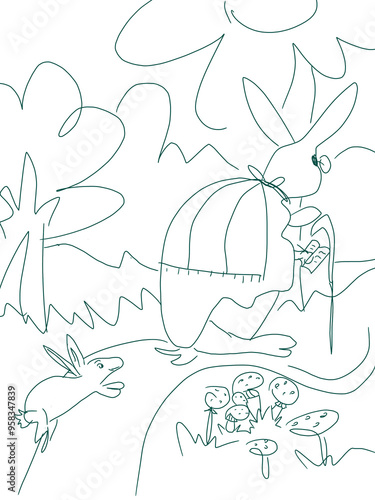 hand drawn illustration