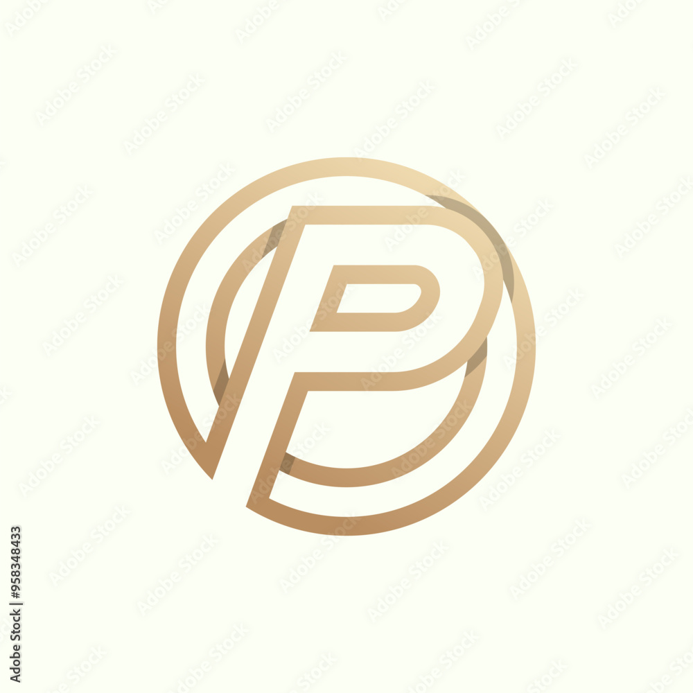 Initial OP or PO Logo design, Monogram Letter O with P combination, vector Illustration Initial OP or PO Logo design, Monogram Letter O with P combination, vector Illustration