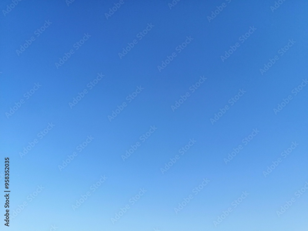 Plain pure cloudless blue sky Plain pure cloudless blue sky