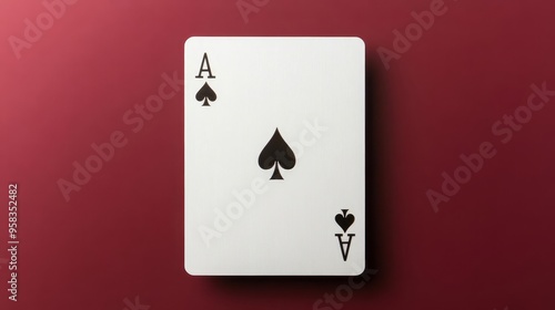 Obraz na płótnie Royal-themed playing card mockup, dark red to gold gradient background, intricate patterns, high-resolution w salonie