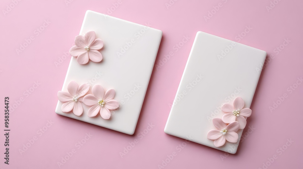 Playing card with floral motifs, soft pastel pink to lavender gradient backdrop, delicate details, artistic style Playing card with floral motifs, soft pastel pink to lavender gradient backdrop, delicate details, artistic style