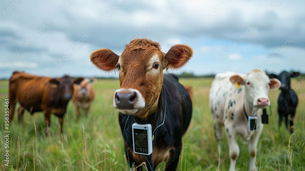 Precision livestock farming uses technology to monitor the health and well-being of animals. Precision livestock farming uses technology to monitor the health and well-being of animals.