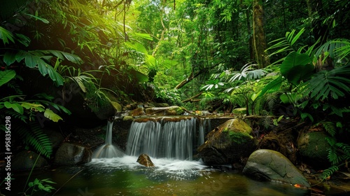 Rainforests play a critical role in the global water cycle by generating moisture through transpiration and influencing regional weather patterns.