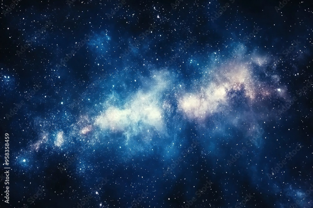 Fototapeta premium Milky way galaxy with stars and space dust in the universe , ai