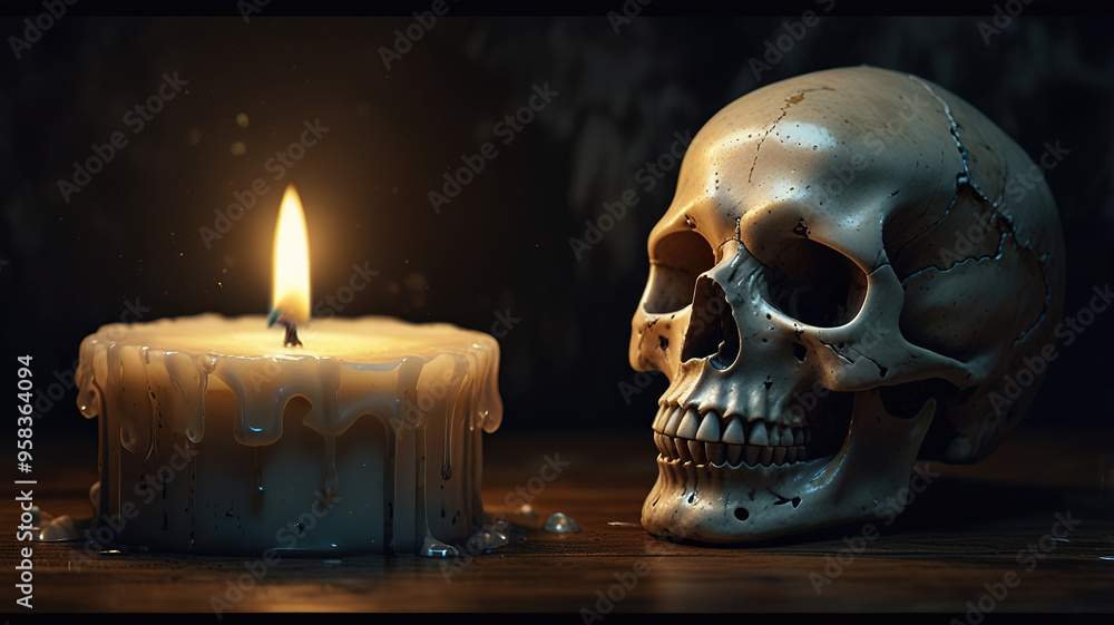 Candlelit Skull of Secrets Candlelit Skull of Secrets