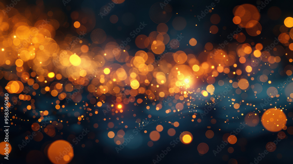 Golden Bokeh Abstract Background Golden Bokeh Abstract Background
