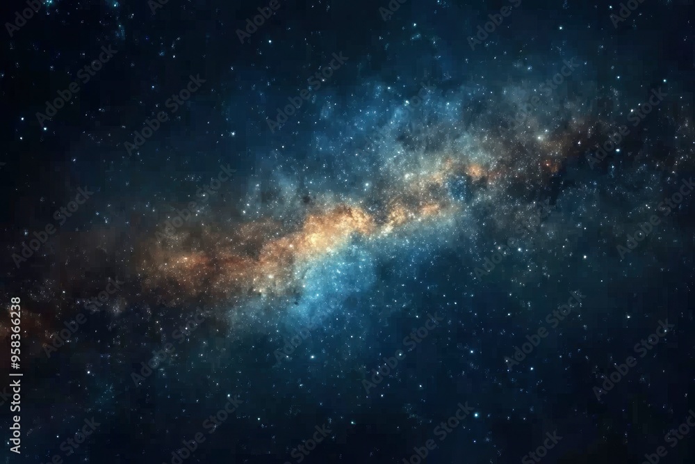 Fototapeta premium background with stars, space galaxy background, background with space, galaxy in the space with stars, ai