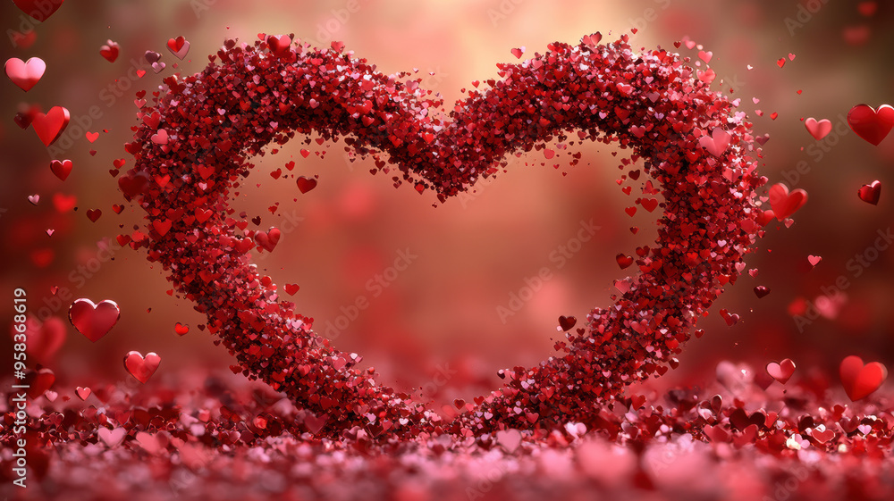 illustration of a heart background illustration of a heart background