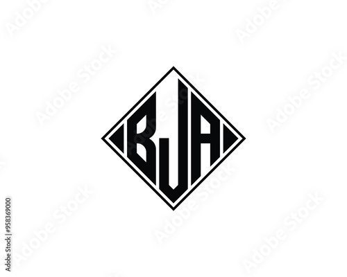 Free Download BJA logo design vector template. BJA - GFXLoad