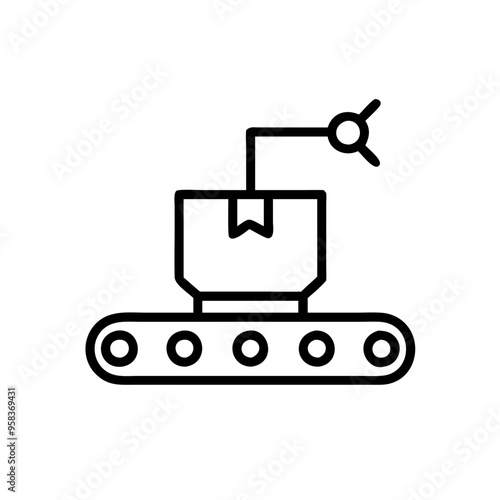 Roboter Mars Rover Symbol