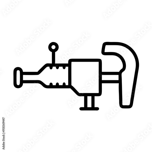Schraubstock Schraubzwinge Symbol