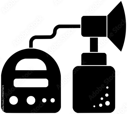 breastfeeding illustration care silhouette pump logo breast icon bottle outline feeding childcare infant supplies handkerchief motherhood baby child woman shape for vector graphic background