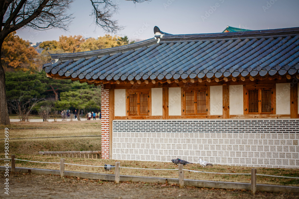 Gyeongbokgung Palace is the palace of Joseon Dynasty. South Korea. Seoul