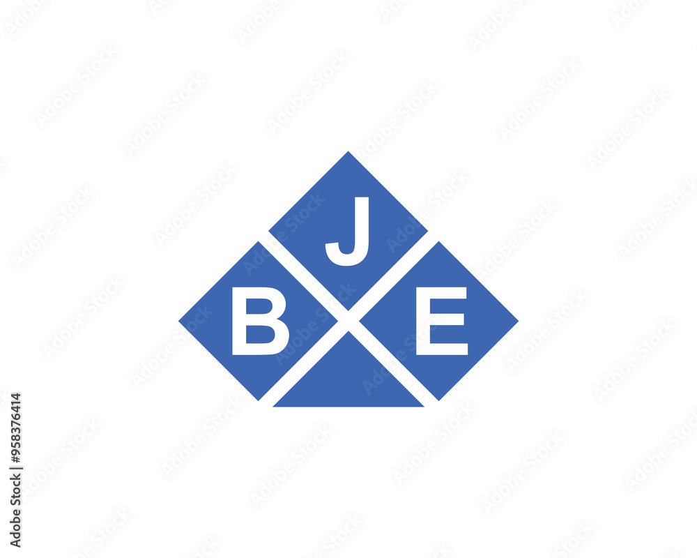 BJE logo design vector template. BJE BJE logo design vector template. BJE