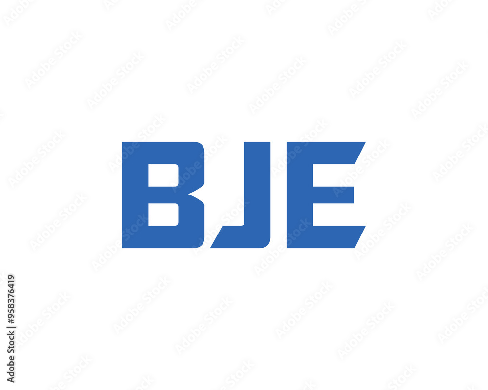 BJE logo design vector template. BJE BJE logo design vector template. BJE
