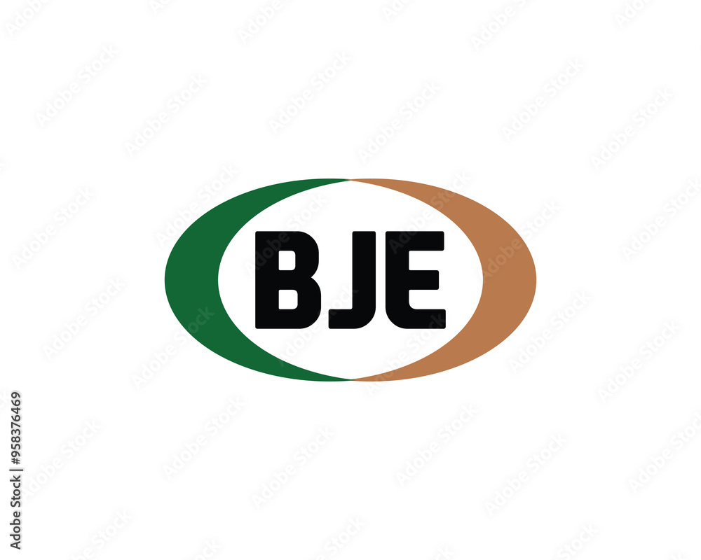 BJE logo design vector template. BJE BJE logo design vector template. BJE
