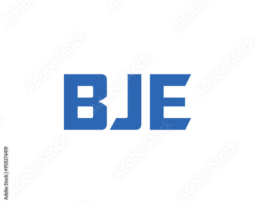 BJE logo design vector template. BJE